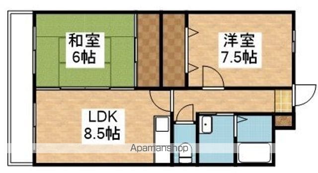 みどり荘の間取り写真