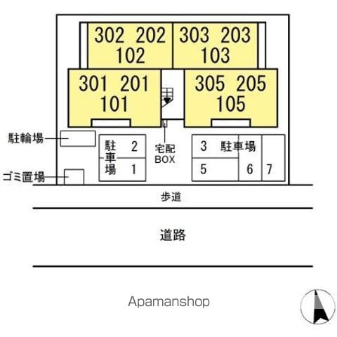 ＲＯＹＡＬ 103 ｜ 千葉県松戸市新松戸３丁目108（賃貸アパート2LDK・1階・52.66㎡） その20