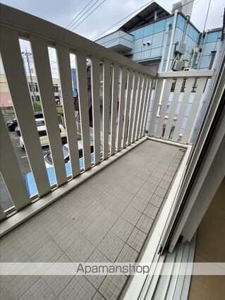 ブルー　トレソール[1LDK/45.42m2]のバルコニー