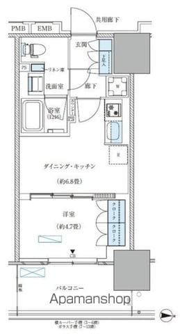 パークアクシス西大島コンフォートスクエアの間取り写真
