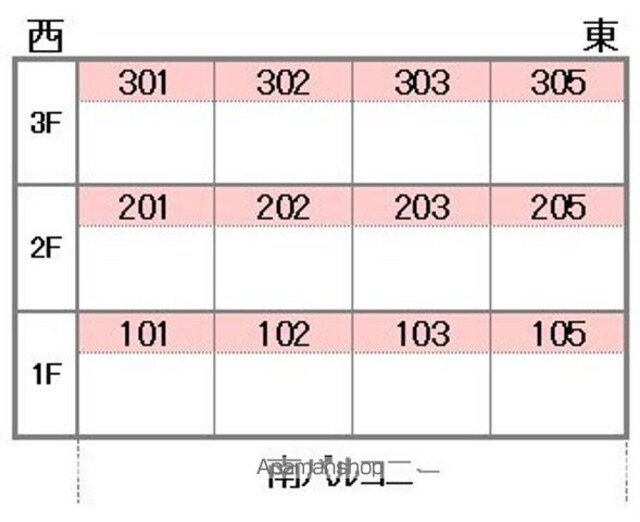 アイビー館[2LDK/60.48m2]の配置図