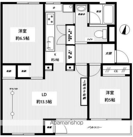 産業住宅高円寺アパートA棟の間取り写真