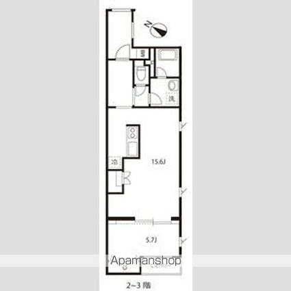 アリカ曳舟[1LDK/50.35m2]の間取図