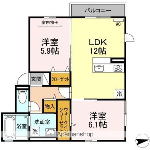 DDREAMの間取り写真
