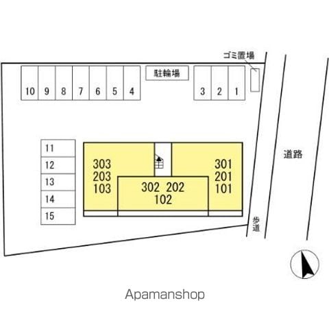 セントラルコートＮＫ 101 ｜ 福岡県福岡市城南区片江４丁目8-8（賃貸アパート3LDK・1階・65.01㎡） その5