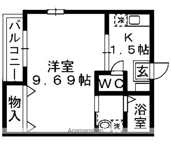 ユイマール末広の間取り写真