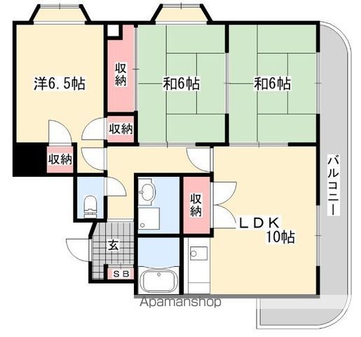 樂友コーポ3号館の間取り写真