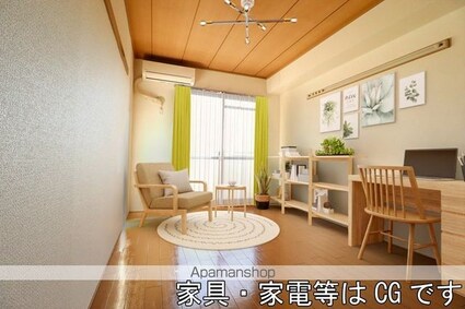 清水マンション[2LDK/49.5m2]のリビング・居間