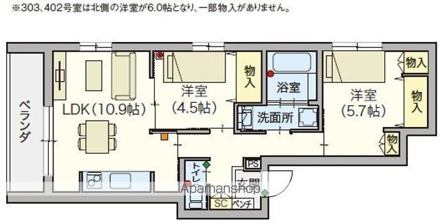 間取り：213145543316