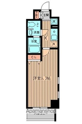 【国立市富士見台のマンションの間取り】