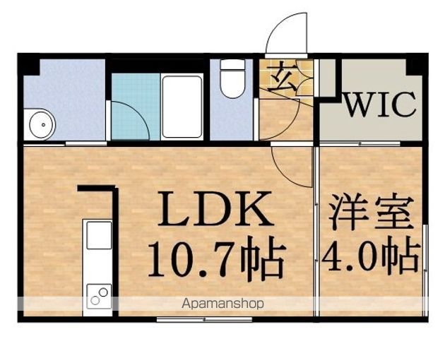 シャンテ南7条の間取り写真