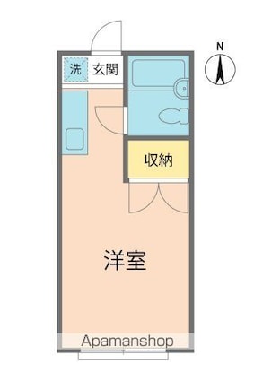 小池ハイツ[1R/17.39m2]の間取図