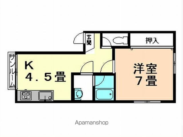 レスポワール白銀の間取り写真