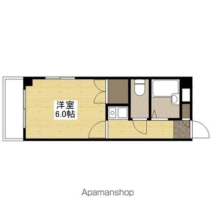 カーサエスペランサ[1K/17.62m2]の間取図