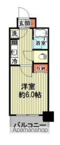 パレステュディオ目黒東の間取り写真
