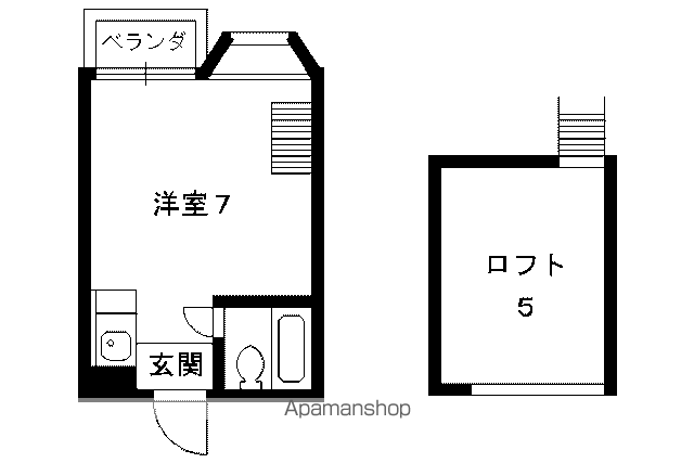 メゾンなかの間取り写真