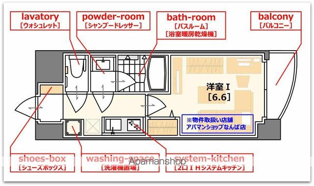 SERENITE谷四の間取り写真
