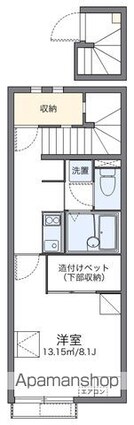 レオネクストＧＲＡＮＤ　ＯＮＥ[1K/28.02m2]の間取図