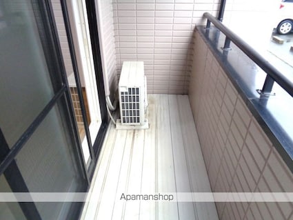 ハピネス湊高台Ａ棟[3DK/58.8m2]のバルコニー