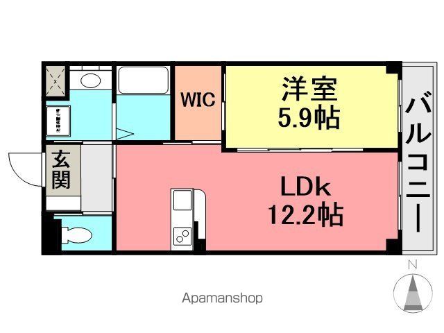 レアグランツ東難波Iの間取り写真