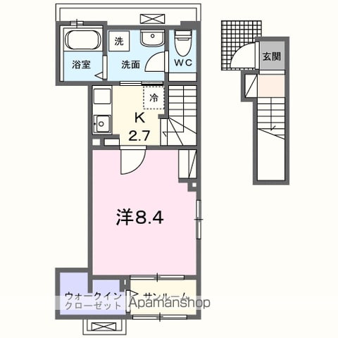 カーサ　ミナトの間取り