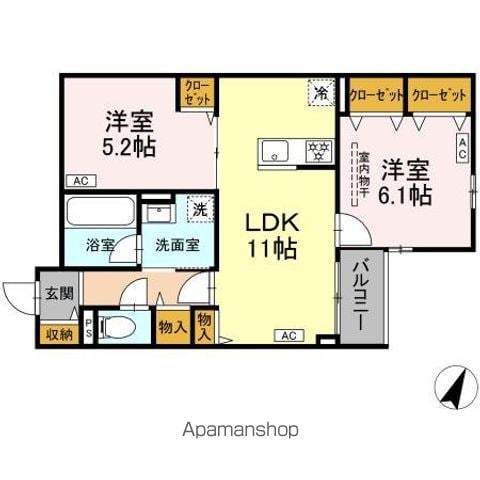 MOCRAFT南小岩の間取り写真
