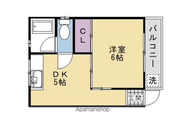 きよしマンションの間取り写真
