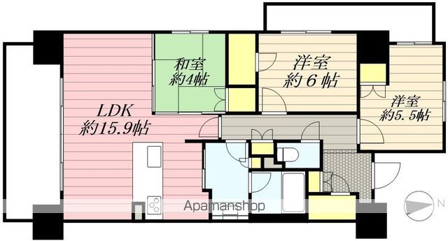 ＲＯＹＡＬＰＡＲＫＳ船橋の間取り