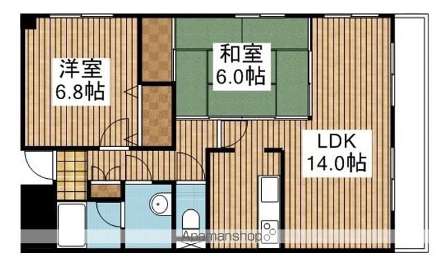 ロイヤルパレス上所の間取り写真