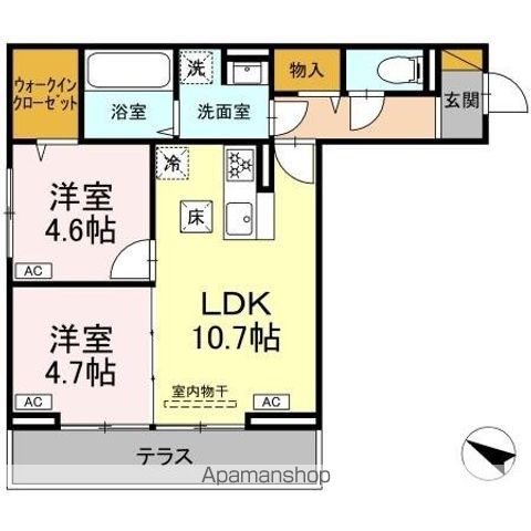 アヴァンスコート参番館の間取り写真