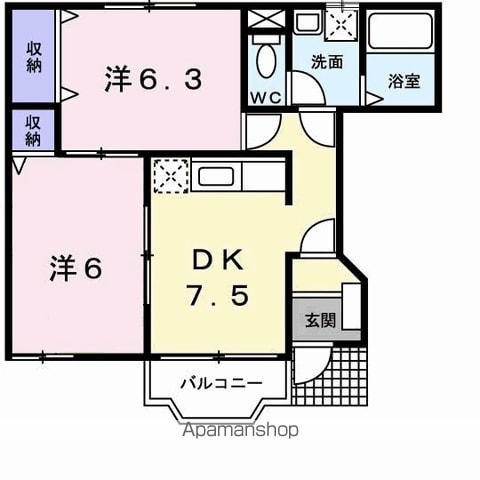 サンハイム西村IIの間取り写真