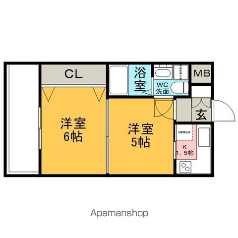 エステートモア大手門の間取り