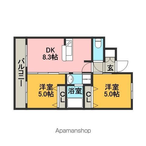 【エステムプラザ福岡県庁前ネオシスの間取り】