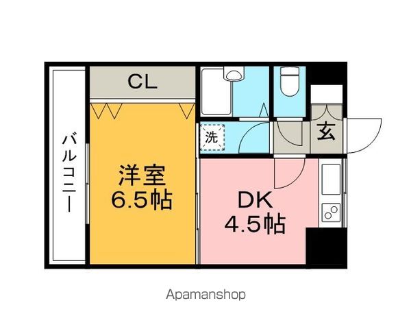エスポワール六ツ門の間取り写真