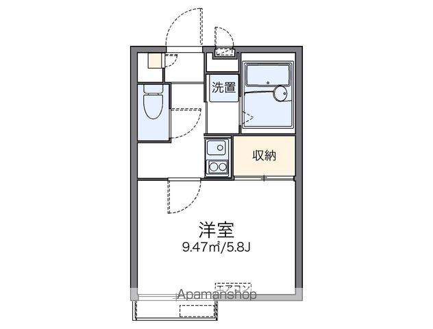 レオパレス西陣の間取り写真