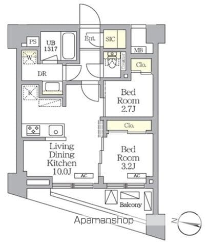 NOGATA RESIDENCEの間取り写真