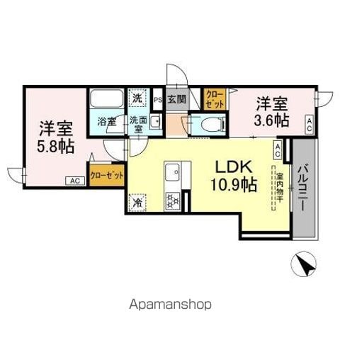 セレスティア堀切II IIの間取り写真