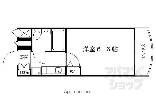 DETOMー1御所南の間取り写真