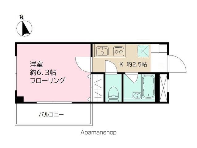 レオ五番館の間取り