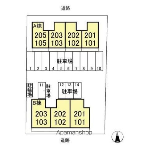 ラークヒルズ　Ｂ 101 ｜ 千葉県千葉市緑区おゆみ野中央６丁目18-2（賃貸アパート3DK・1階・53.46㎡） その4