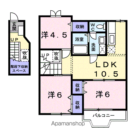 Ｋ・レジデンスⅠの間取り