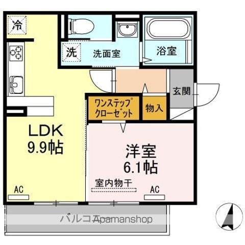 セジュール エムの間取り写真