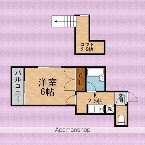 東武鉄道東上線 志木駅 徒歩7分 3階建 築23年の間取り写真