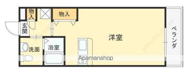 シャンテー御殿山2番館の間取り写真
