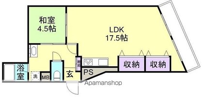 和歌山県和歌山市三木町中ノ丁[1LDK/53.13m2]の間取図