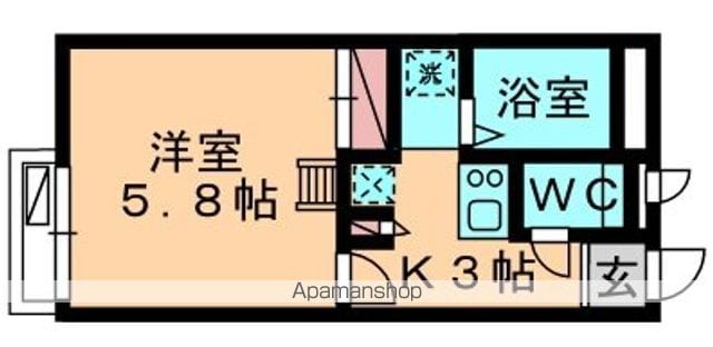 レオパレスオークス Bの間取り写真