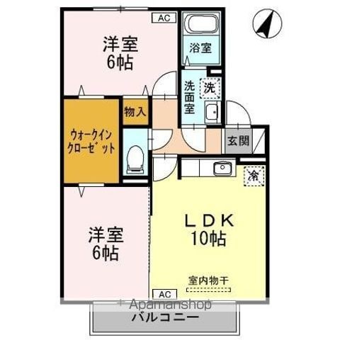 ウェライ2008 SAの間取り写真