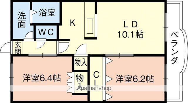 【グランヴィア松江の間取り】