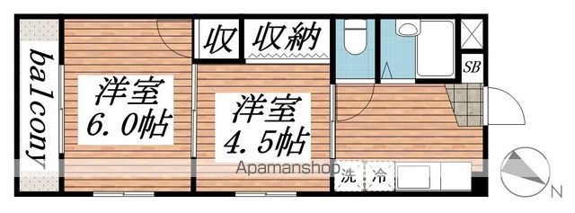 TECパレス高根公団の間取り写真