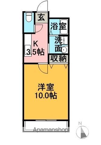 サンシャイン青山の間取り写真